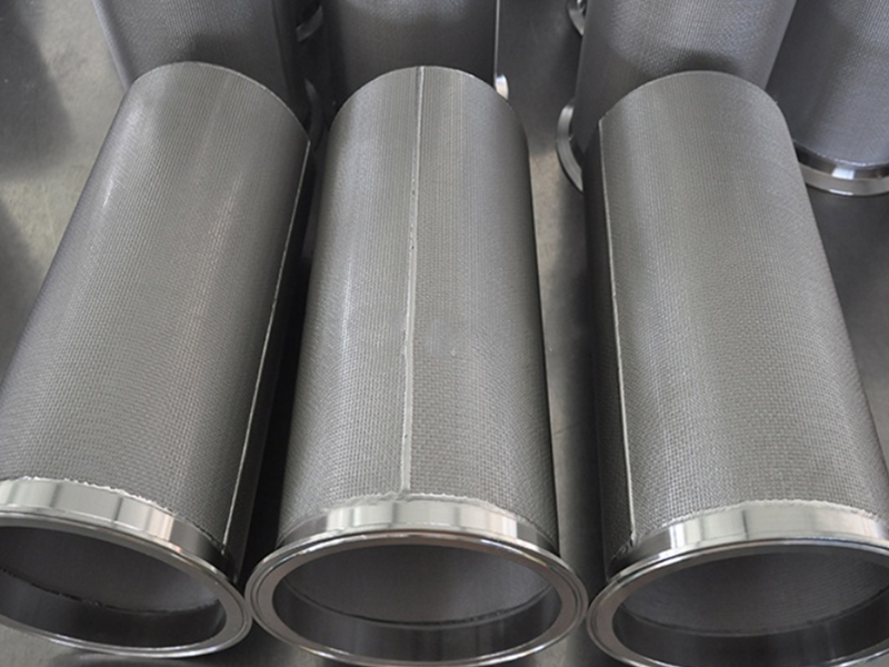 五层标准网烧结滤筒
